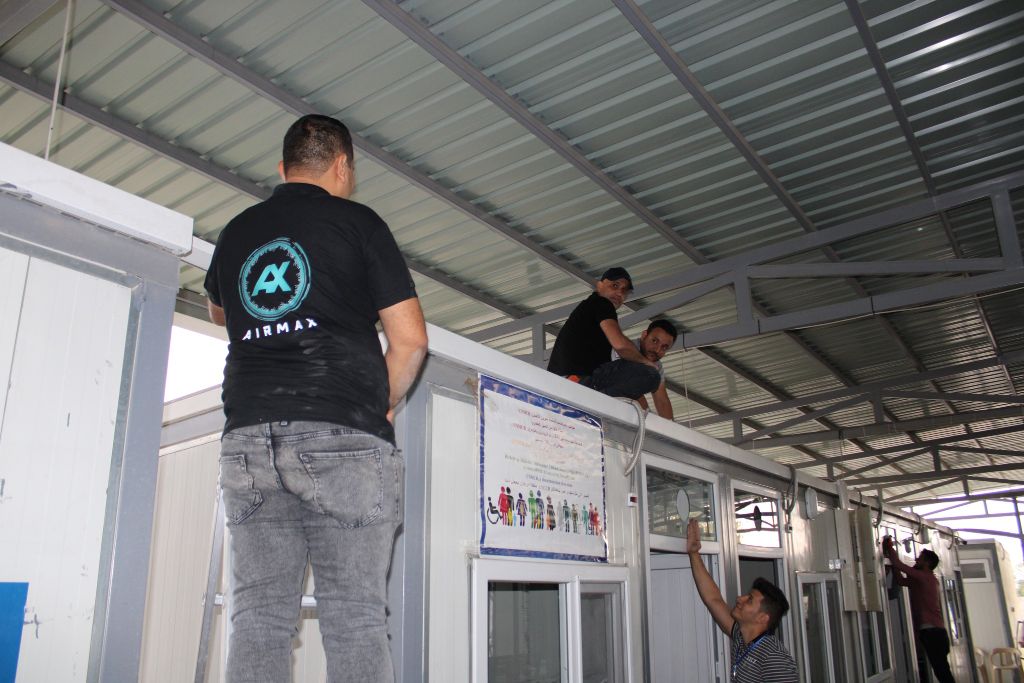 تركيب الشبكة UNHCR دهوك